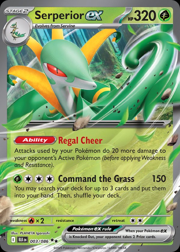 Serperior ex BLK 003 Double Rare