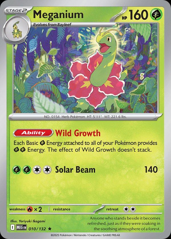Meganium MEG 010 Rare