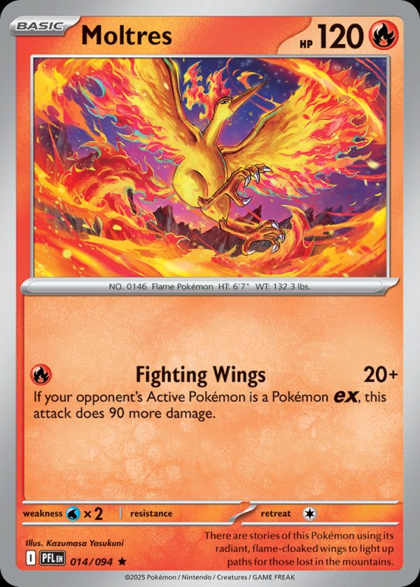Moltres PFL 014 Rare