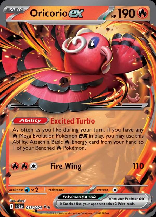 Oricorio ex PFL 018 Double Rare