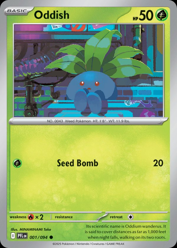 Oddish PFL 001 Common