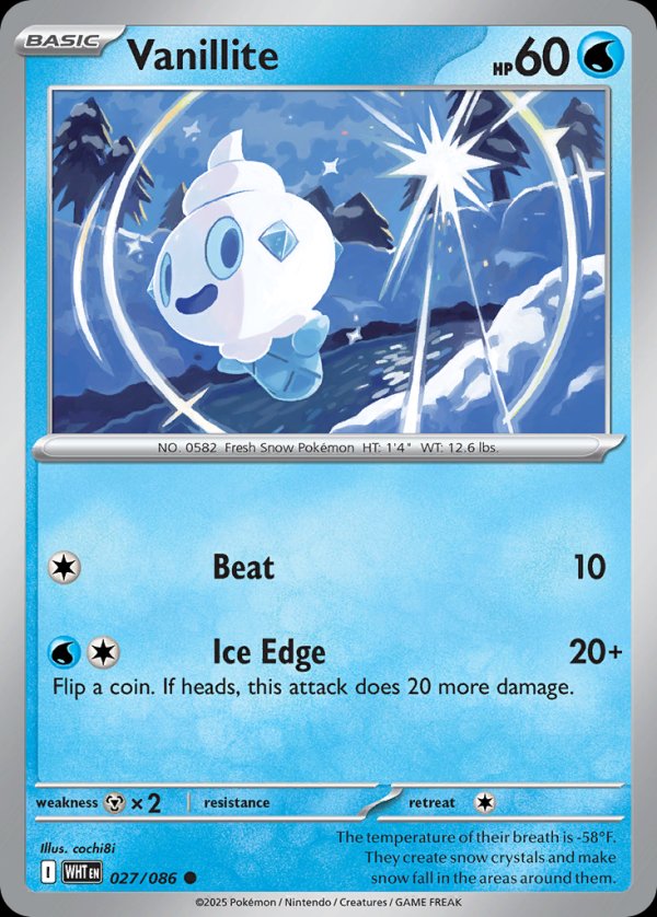 Vanillite WHT 027 Common