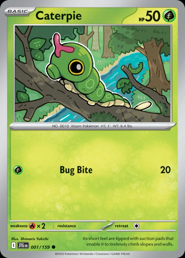 Caterpie JTG 001 Common