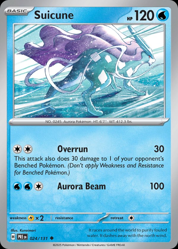 Suicune PRE 024 Uncommon
